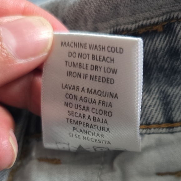 TNR Jeans Ripped and torn blue Denim Overalls, Size L, NWT - Picture 15 of 16